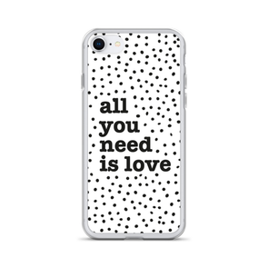 All you need is Dotty Love - iPhone Case